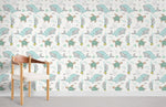 Papier peint mural Baleine et Tortue - Vignette | Mr Papier Peint