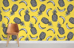 Papier Peint Mural Banane et Ananas - Vignette | Mr Papier Peint