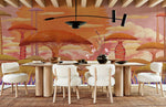 Évasion exotique avec le papier peint mural baobab et herbe violette - Vignette | Mr Papier Peint