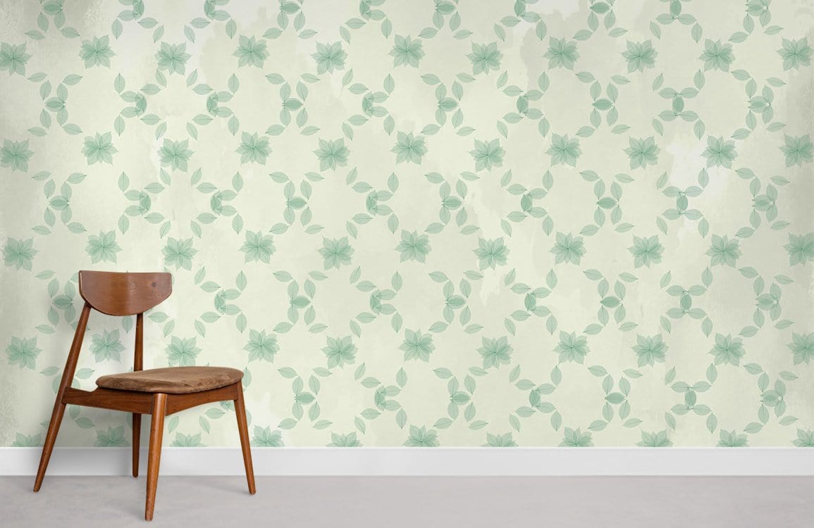 Papier peint mural Barrière Feuillue - Le meilleur Papier peint panoramique Sur mesure
