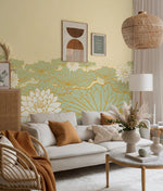 Papier Peint Mural Bassin de Lotus Abstrait - Vignette | Mr Papier Peint