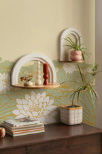 Papier Peint Mural Bassin de Lotus Abstrait - Vignette | Mr Papier Peint