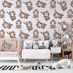 Papier peint mural Bébé Paresseux pour un cocon de rêverie - Vignette | Mr Papier Peint