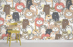 Papier peint mural Bêtes de dessin animé - Vignette | Mr Papier Peint