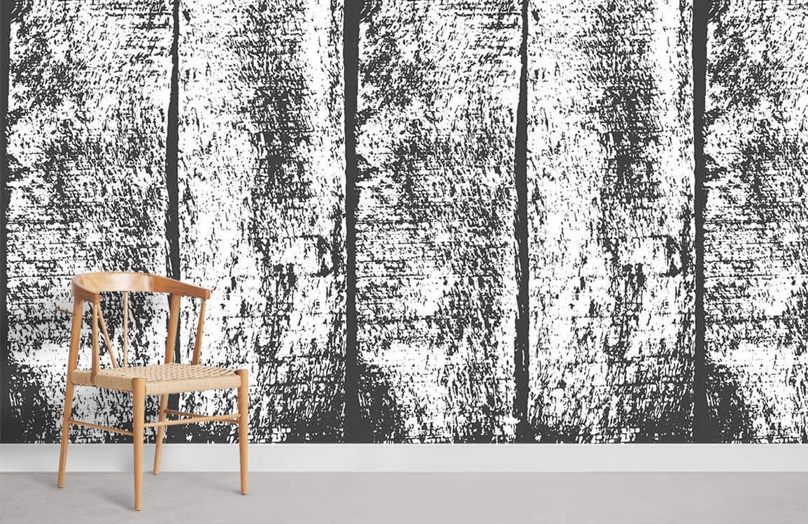 Papier peint mural Blocs Noirs - Le meilleur Papier peint panoramique Sur mesure