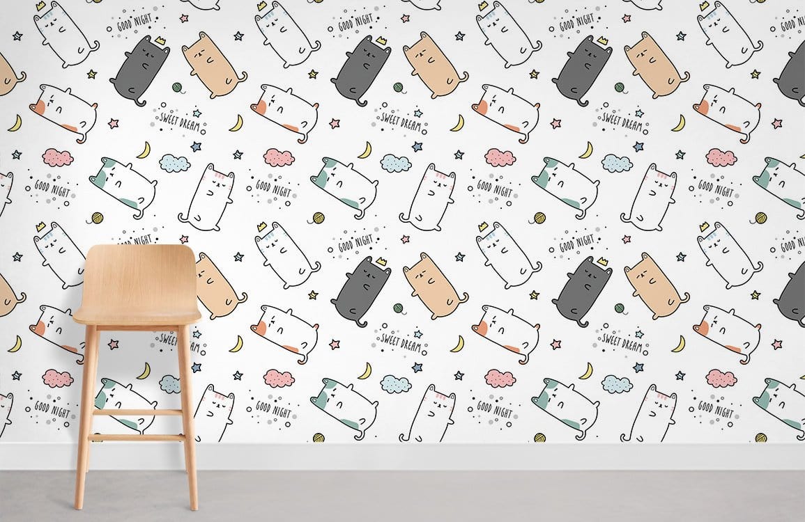 Papier peint mural Bonne Nuit - Le meilleur Papier peint panoramique Sur mesure