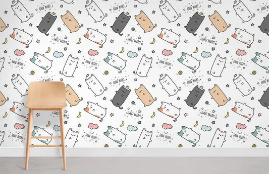 Papier peint mural Bonne Nuit - Le meilleur Papier peint panoramique Sur mesure