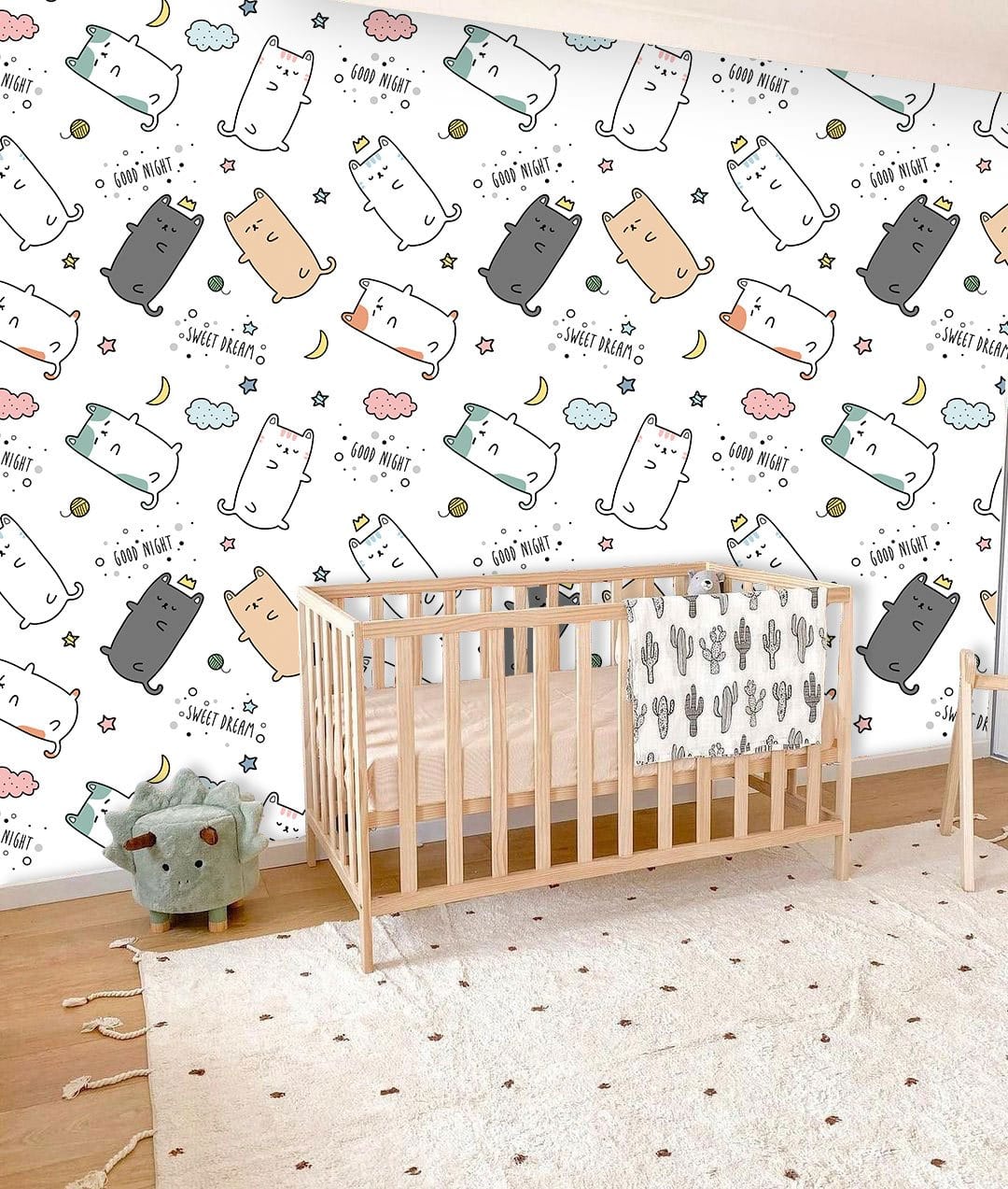 Papier peint mural Bonne Nuit - Le meilleur Papier peint panoramique Sur mesure