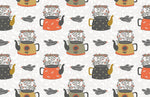 Papier peint mural Bouilloires et Hirondelles souffle champêtre - Vignette | Mr Papier Peint