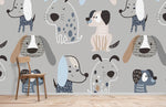 Papier Peint Mural Bouledogue et Teckel - Vignette | Mr Papier Peint