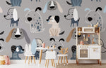 Papier Peint Mural Bouledogue et Teckel - Vignette | Mr Papier Peint