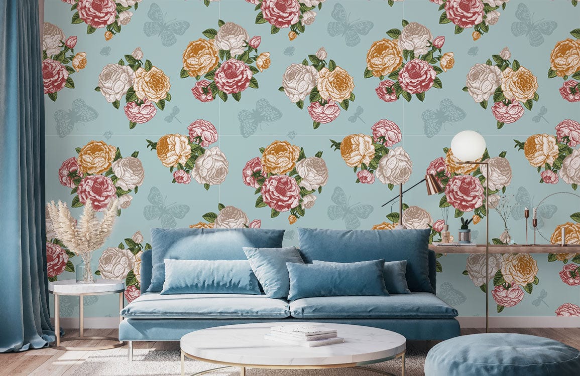 Papier Peint Mural Bouquets & Fleurs - Le meilleur Papier peint panoramique Sur mesure