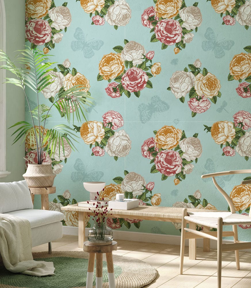 Papier Peint Mural Bouquets & Fleurs - Le meilleur Papier peint panoramique Sur mesure