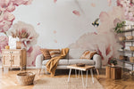 Papier Peint Panoramique Brise de Fleurs de Pêcher Éveil Printanier - Vignette | Mr Papier Peint