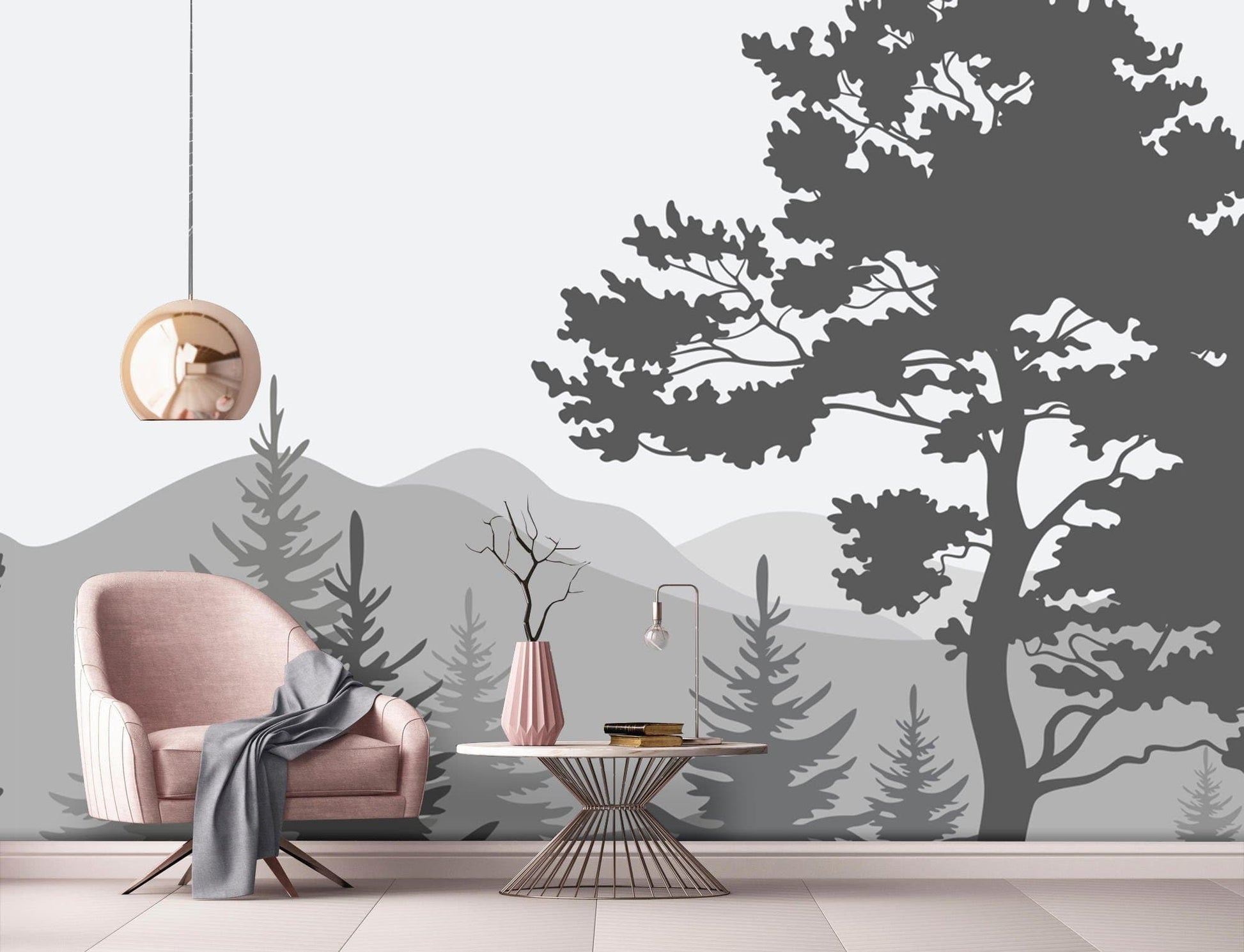 Papier peint mural Brume - Le meilleur Papier peint panoramique Sur mesure
