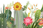 Papier peint mural Cactus et Fleurs - Vignette | Mr Papier Peint