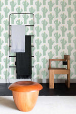 Papier Peint Mural Cactus Vert Enfantin - Vignette | Mr Papier Peint