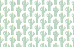 Papier Peint Mural Cactus Vert Enfantin - Vignette | Mr Papier Peint