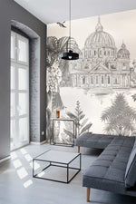 Papier Peint Mural Capitale Jardin - Vignette | Mr Papier Peint