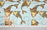 Papier peint mural carp bassin sérénité et élégance naturelle - Vignette | Mr Papier Peint