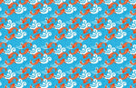 Papier peint mural Carpes Joueuses pour une sérénité aquatique - Vignette | Mr Papier Peint