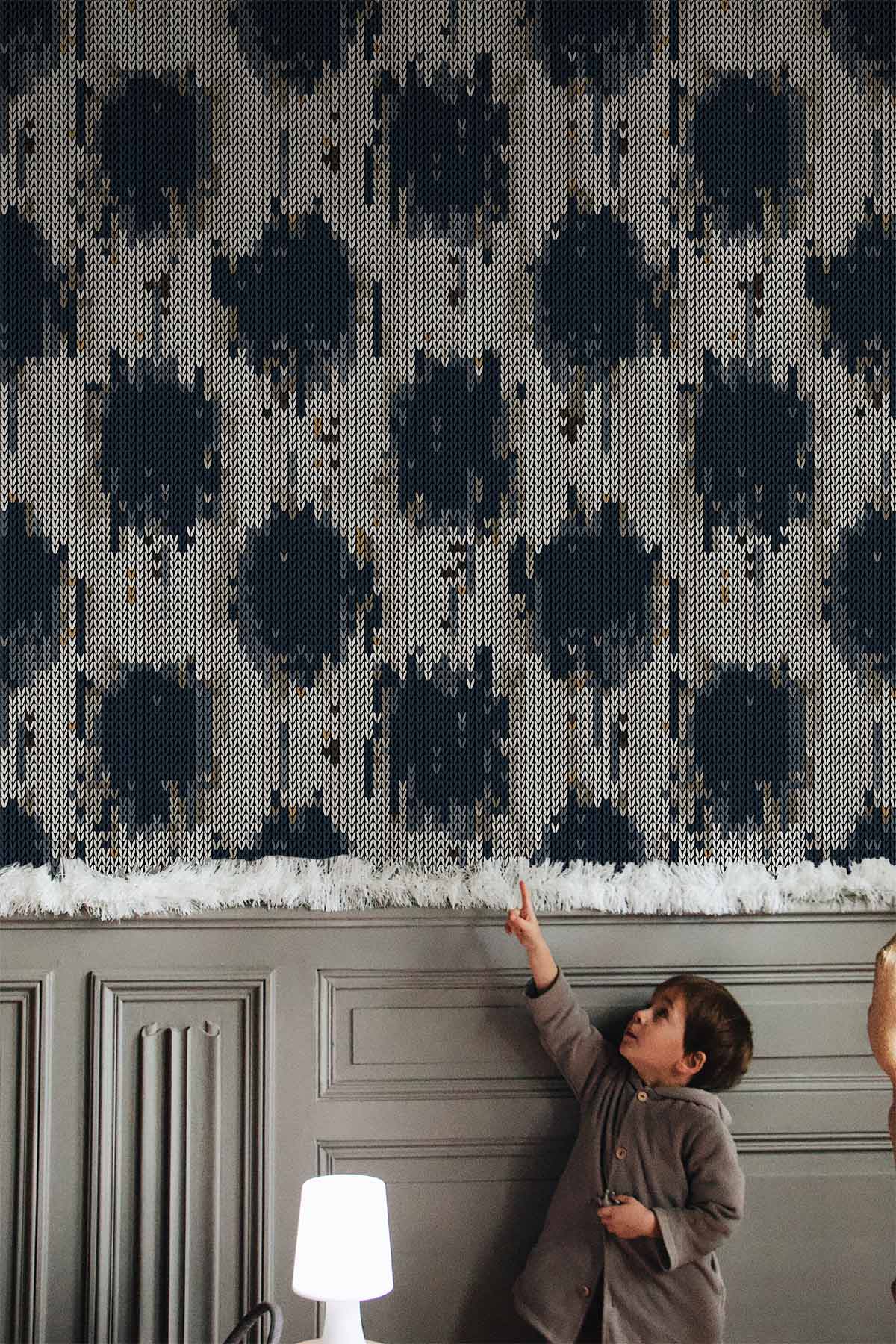 Papier peint mural Carré Sombre - Le meilleur Papier peint panoramique Sur mesure