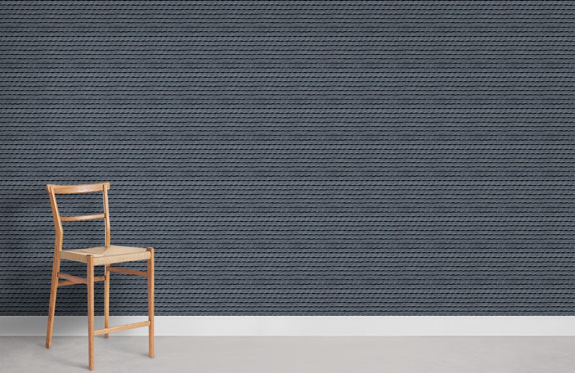Papier peint mural Carreaux Bleus - Le meilleur Papier peint panoramique Sur mesure