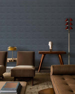 Élégance intemporelle avec notre papier peint mural carreaux bleus - Vignette | Mr Papier Peint