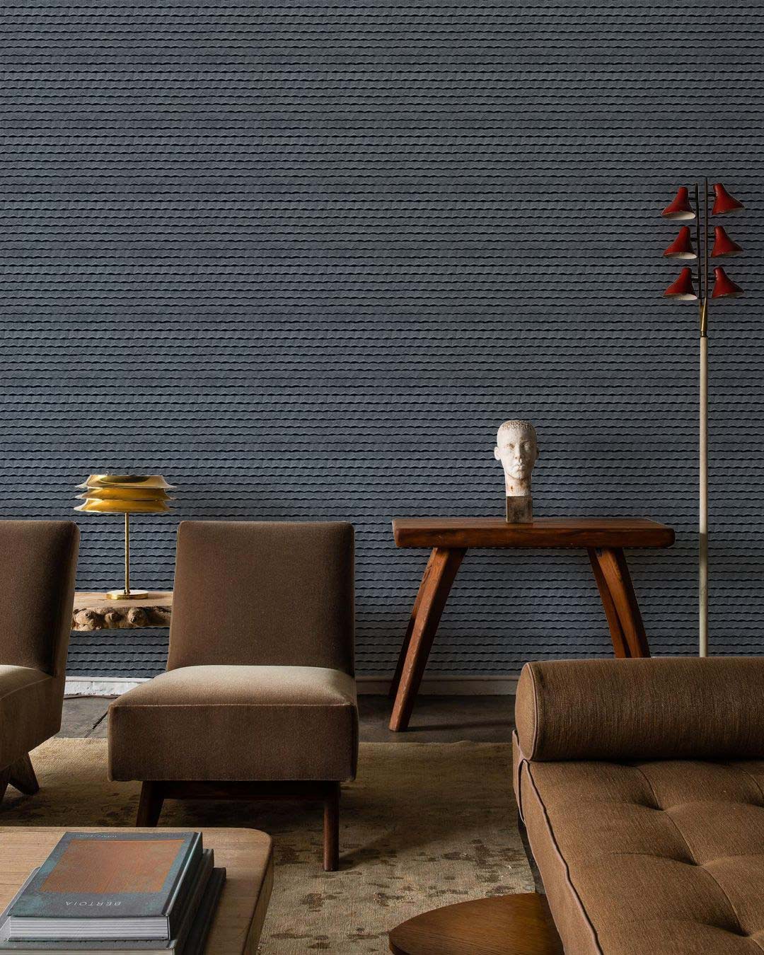 Papier peint mural Carreaux Bleus - Le meilleur Papier peint panoramique Sur mesure