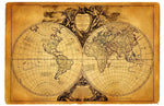 Papier peint mural carte du monde rustique - Vignette | Mr Papier Peint