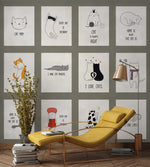 Papier peint mural Cartes Chats - Vignette | Mr Papier Peint