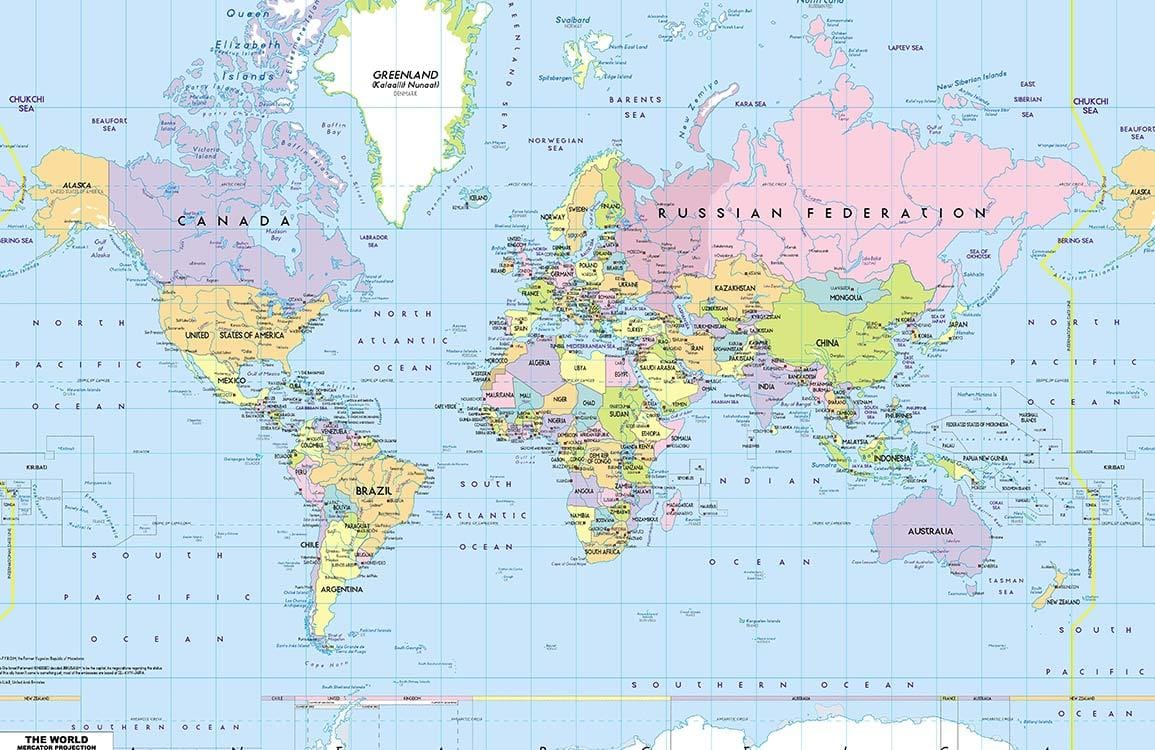 Papier peint mural centré sur l’Europe - Le meilleur Papier peint panoramique Sur mesure