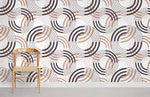Élégance Moderne avec Papier Peint Mural Cercle Géométrique - Vignette | Mr Papier Peint