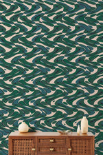 Papier Peint Mural Cercle Tordu Éclat Moderne et Illusion Optique - Vignette | Mr Papier Peint