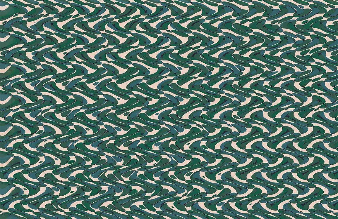 Papier Peint Mural Cercle Tordu - Le meilleur Papier peint panoramique Sur mesure