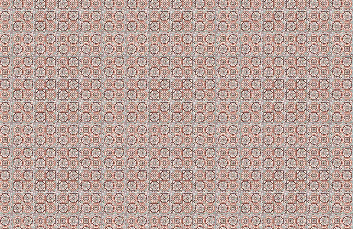 Tissu à motif géométrique rouge blanc noir pour peinture murale cercle mural cercle vertigineux