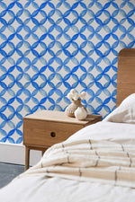 Papier peint mural Cercles Bleus - Vignette | Mr Papier Peint