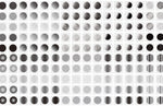 Papier peint mural Cercles Noirs Ombre II - Vignette | Mr Papier Peint