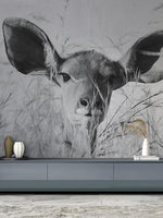 Papier Peint Mural Cerf Mignon - Vignette | Mr Papier Peint