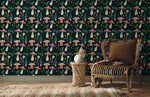 Forêt Enchantée Peint Mural Champignons Jasper Feuillage Mystique - Vignette | Mr Papier Peint