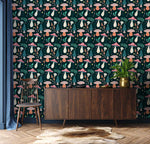 Forêt Enchantée Peint Mural Champignons Jasper Feuillage Mystique - Vignette | Mr Papier Peint