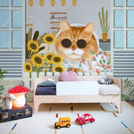 Papier peint mural Chat Cool - Vignette | Mr Papier Peint