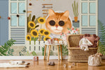 Papier peint mural Chat Cool - Vignette | Mr Papier Peint