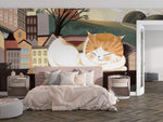 Papier peint mural Chat endormi - Vignette | Mr Papier Peint