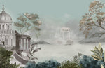 Papier peint mural Château Brumeux évasion néoclassique élégante - Vignette | Mr Papier Peint
