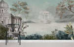 Papier peint mural Château Brumeux évasion néoclassique élégante - Vignette | Mr Papier Peint