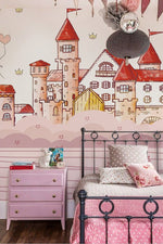 Papier peint mural château de rêve ambiance majestueuse et immersive - Vignette | Mr Papier Peint