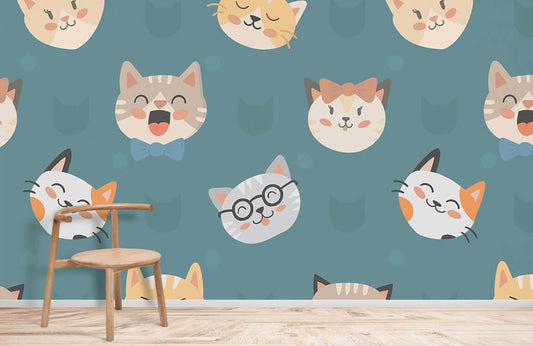 Papier peint mural « Chaton Mignon » - Le meilleur Papier peint panoramique Sur mesure