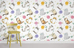 Papier peint mural Chatons et chat - Vignette | Mr Papier Peint