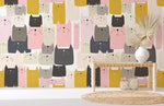 Papier peint mural Chats Carrés - Vignette | Mr Papier Peint